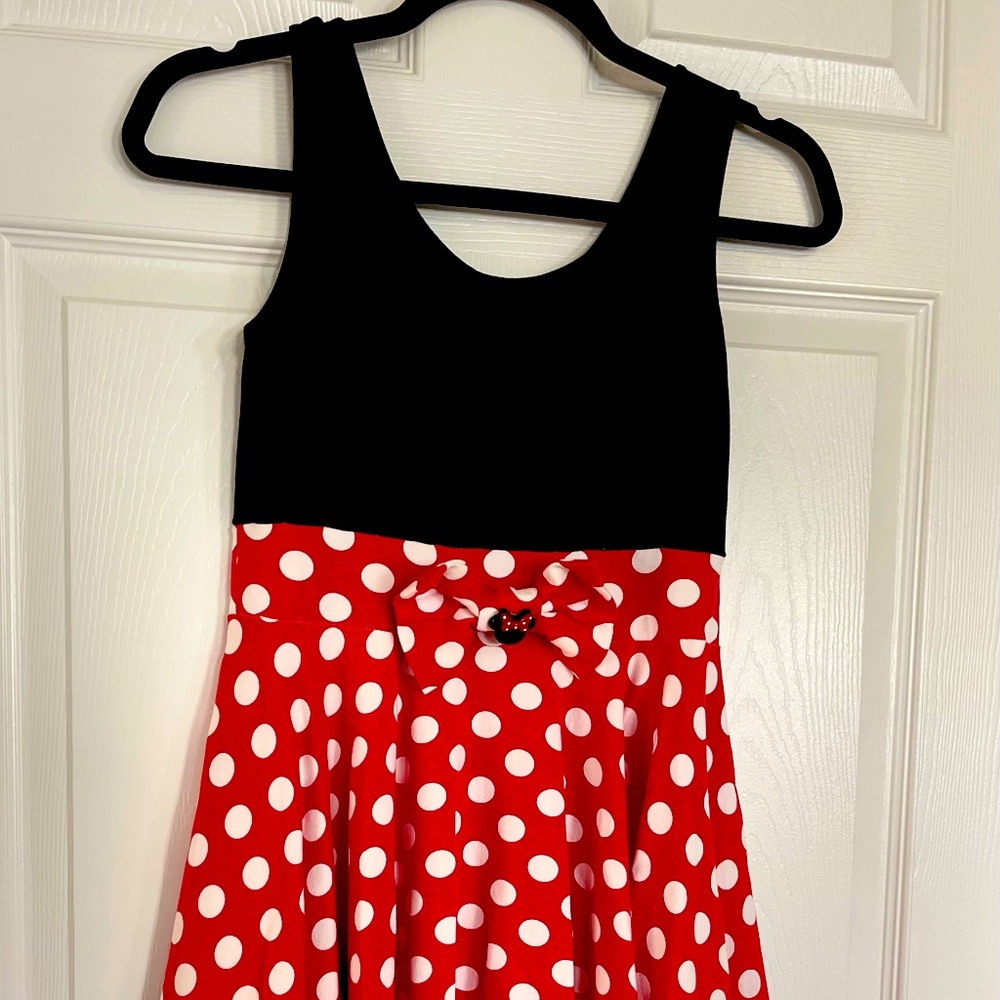 Minnie Mouse inspired girls dress